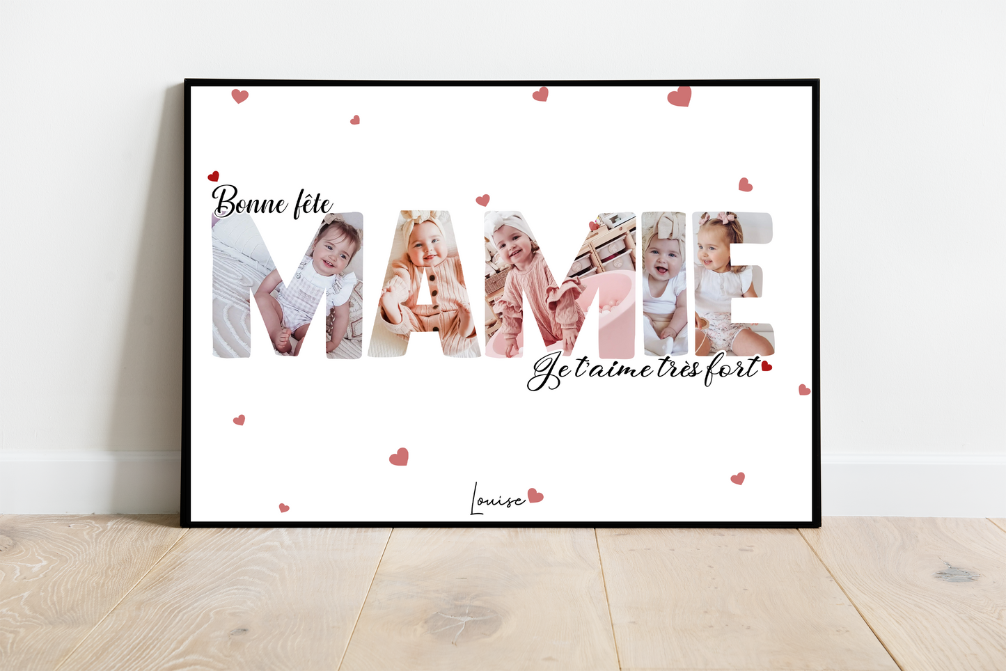 Affiche personnalisée -  MAMIE • Cadre personnalisé