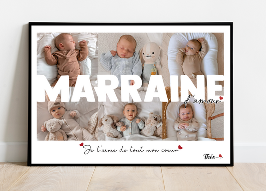 Affiche Marraine d'amour