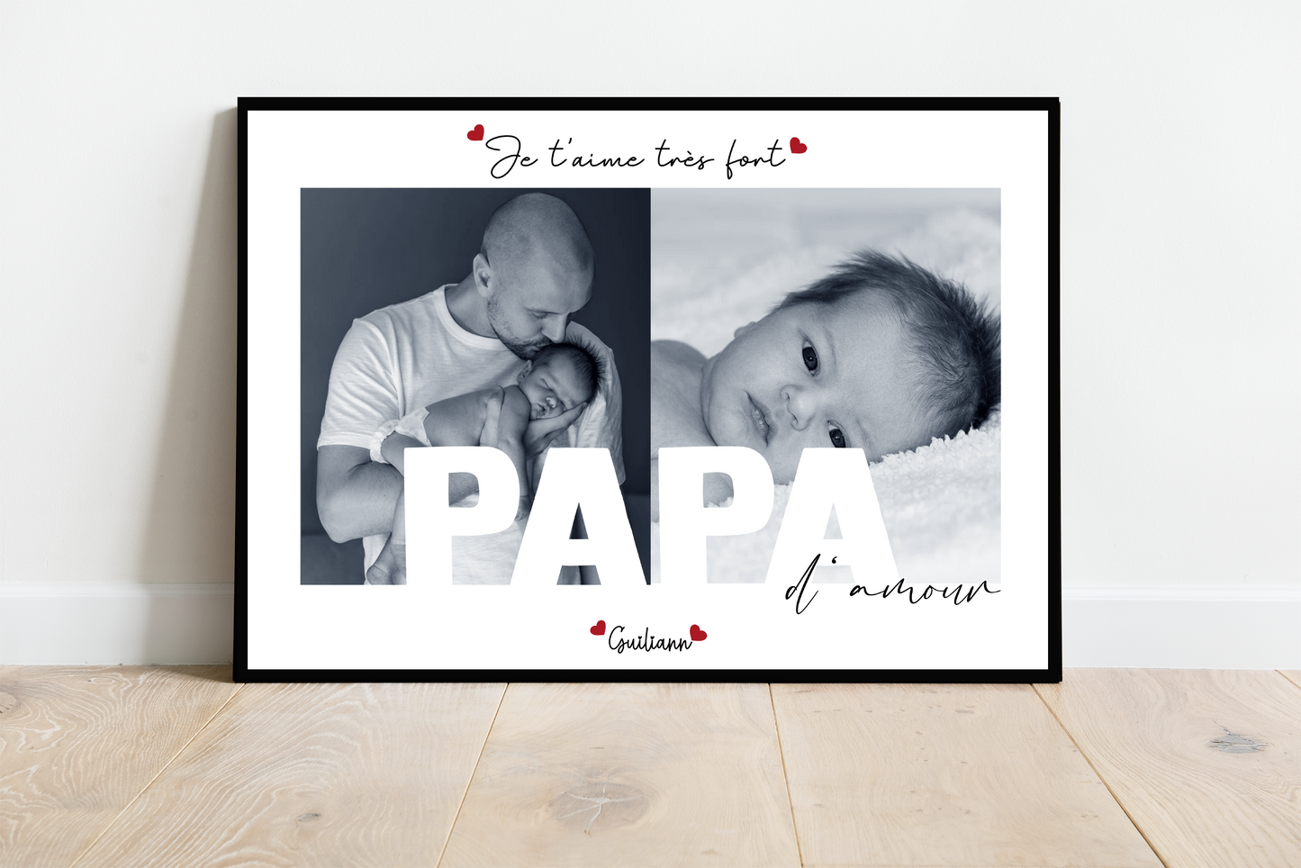 Affiche personnalisée Papa