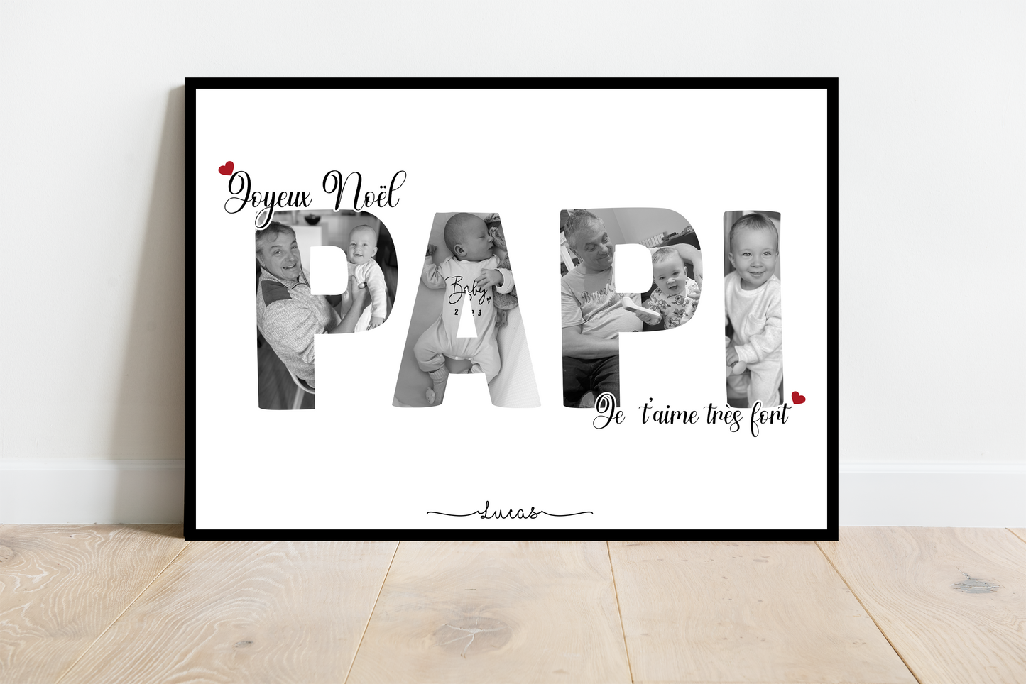 Affiche Joyeux Noël PAPI