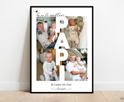 Affiche Tu es le Meilleur Papi