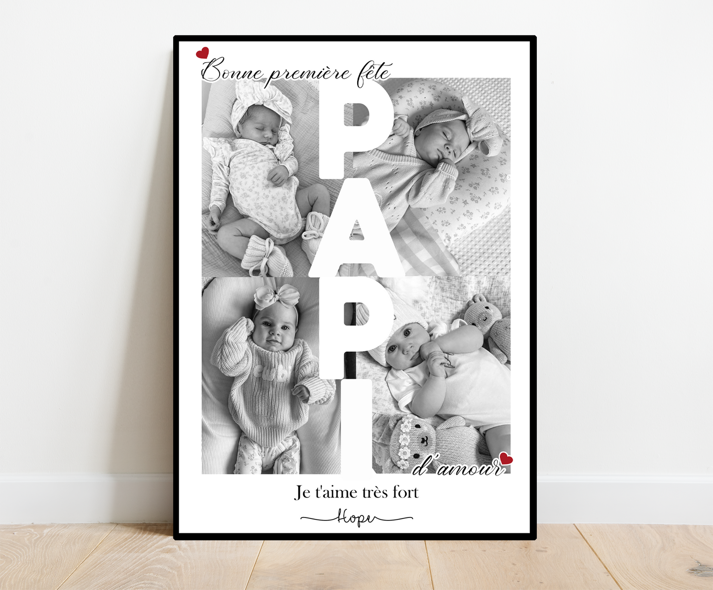 Affiche Bonne première fête papi