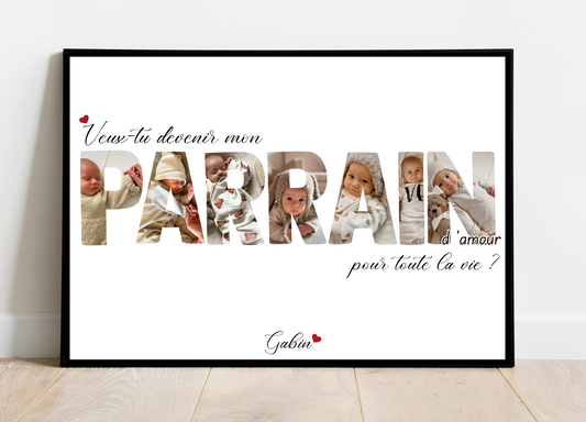Affiche annonce Parrain