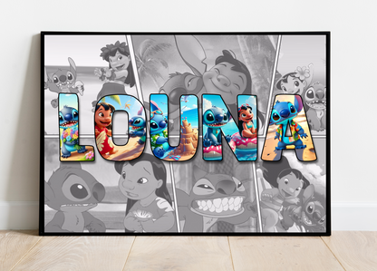 Affiche Stitch