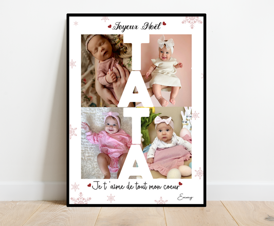 Affiche Joyeux Noël Tata