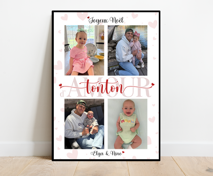 Affiche Joyeux Noël Tonton