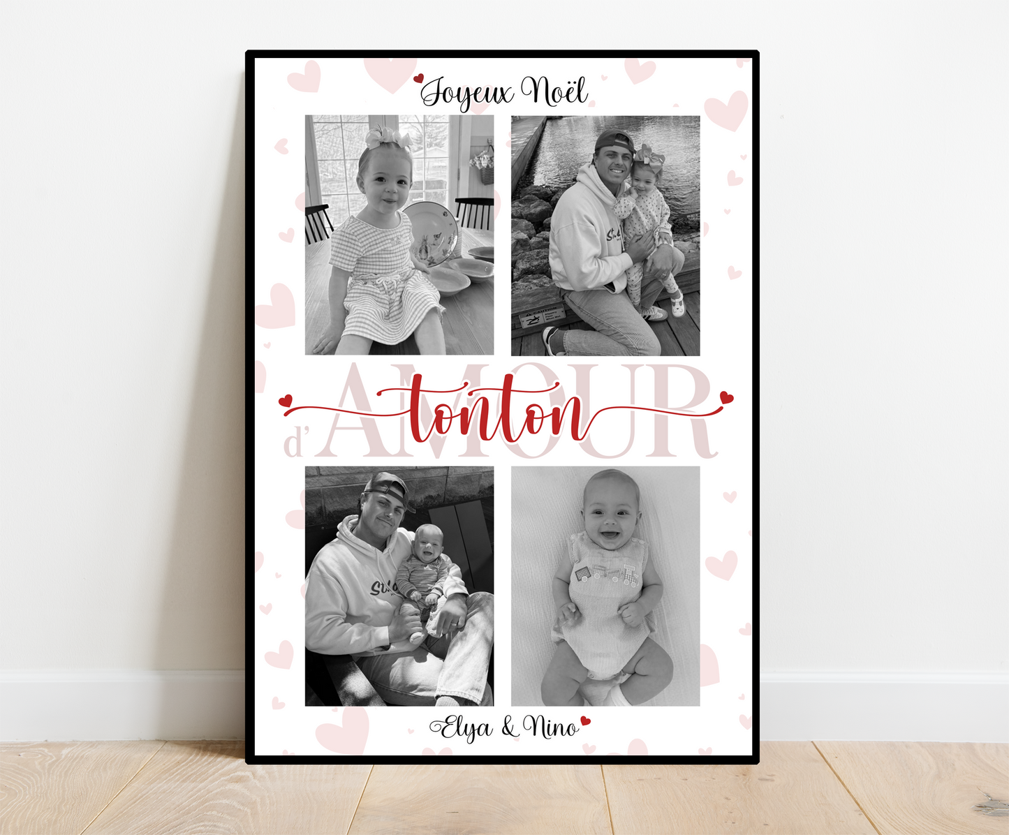 Affiche Joyeux Noël Tonton