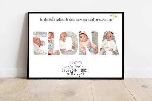 Affiche Bébé Victoire