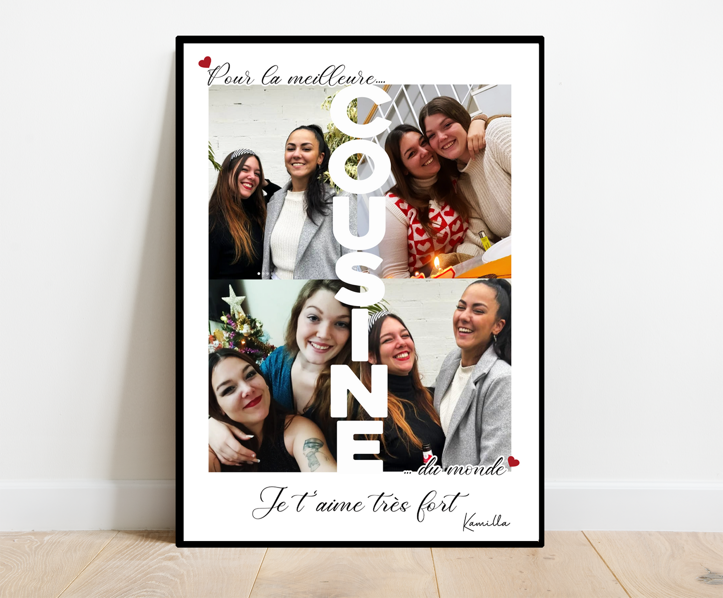 Affiche Pour la meilleure Cousine du monde