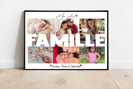 Affiche ma jolie Famille