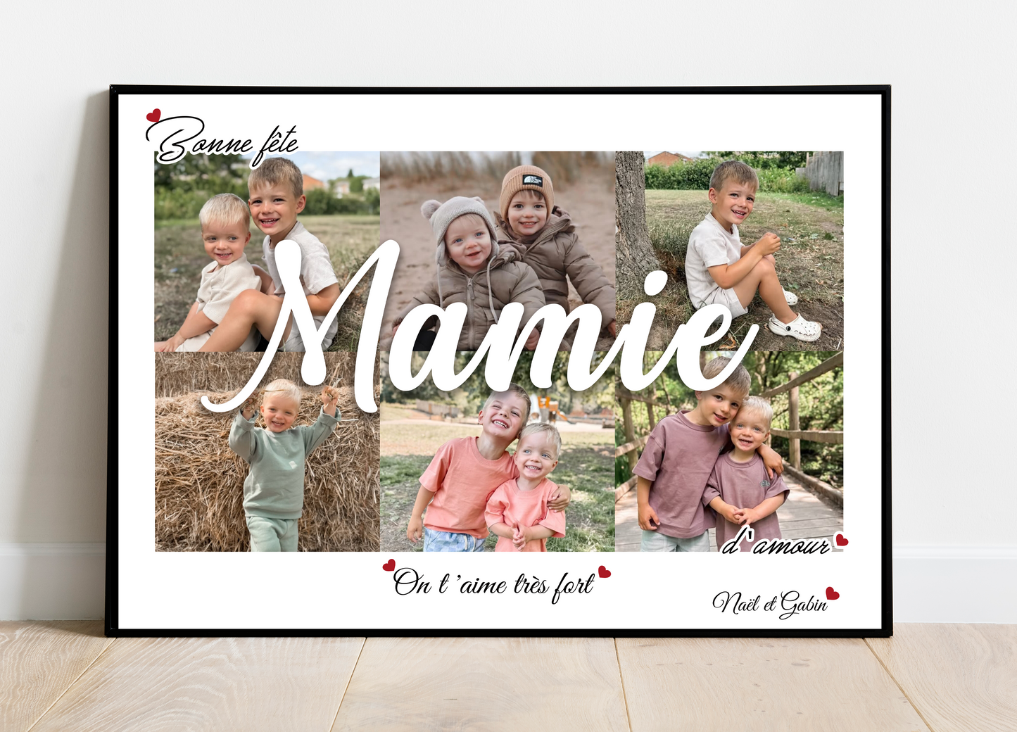 Bonne  fête MAMIE - Affiche personnalisée