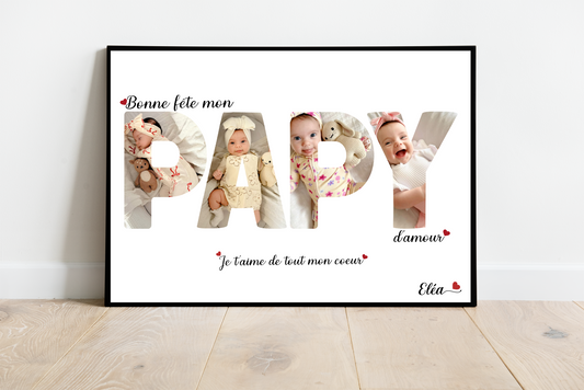 Affiche Bonne fête papy