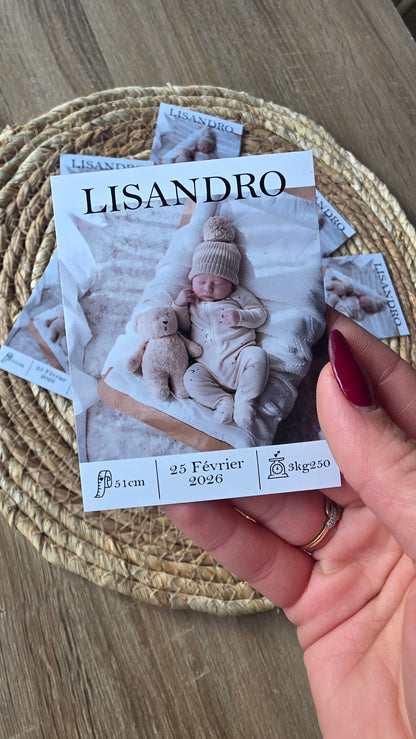 Magnet Faire-Part Naissance