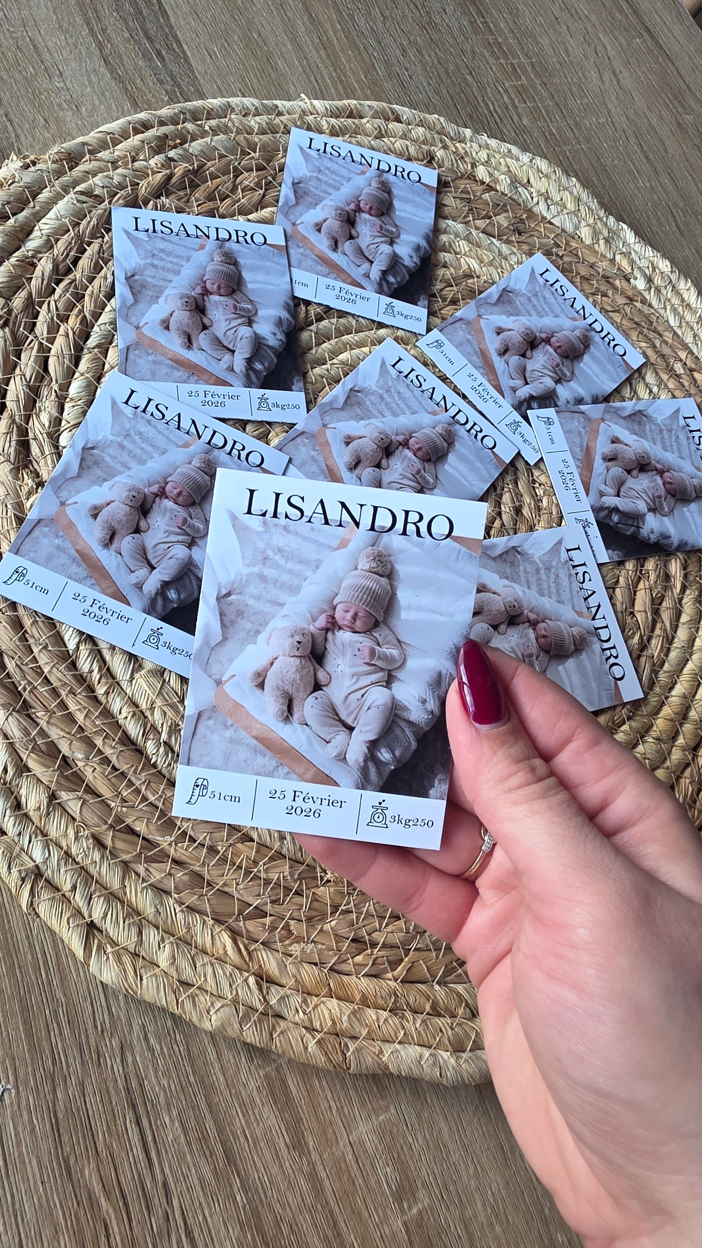 Magnet Faire-Part Naissance