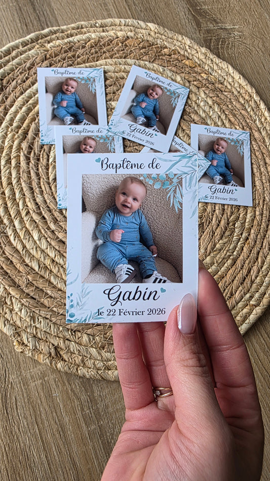 Magnet Faire Part - Baptême ou autre