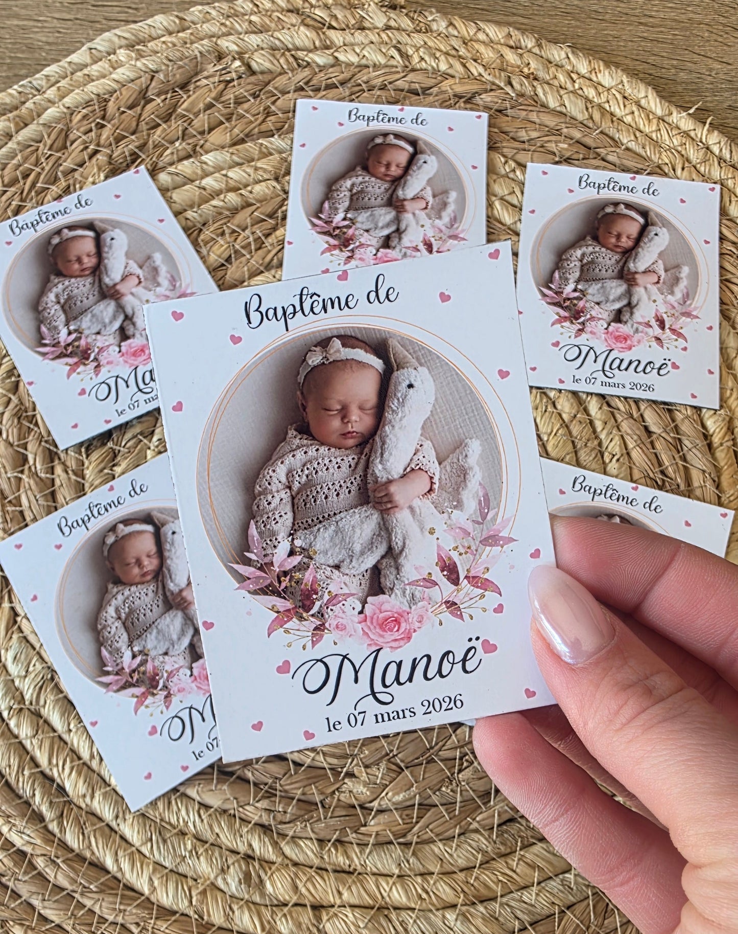 Magnet Faire Part - Baptême ou autre