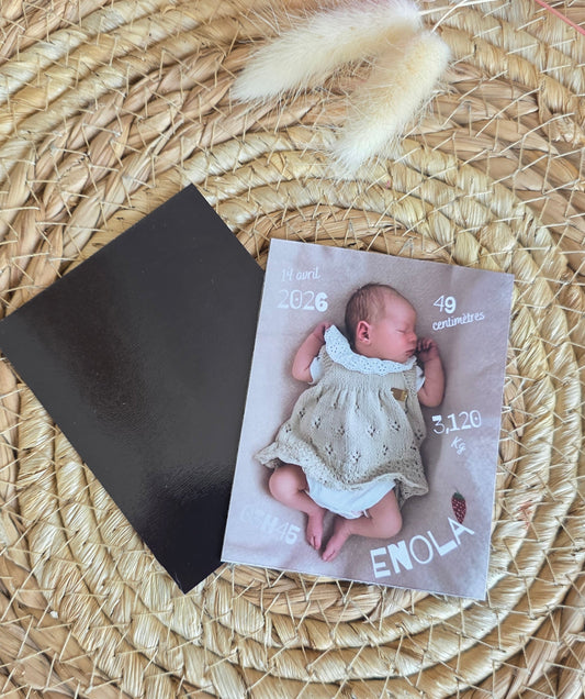 Magnet Faire Part -  Naissance